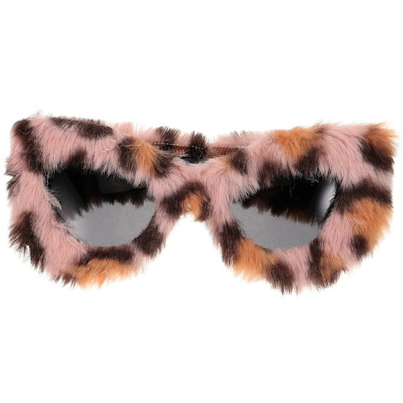 SHISUYAN Fashion Sunglasses Party Eyeglasses Novelty Furry Sunglasses for Women