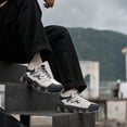thumbnail image 2 of CMR CHAMARIPA Men's Hidden Heel Shoes | Grey Casual Elevator Sneakers 7CM / 2.76 Inches, 2 of 11