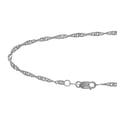 thumbnail image 5 of 10K Solid Yellow or White Gold Singapore Pendant Chain Necklace 1.5 mm  (16, 18, 20 and 24 Inches), 5 of 5