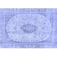 thumbnail image 1 of Ahgly Company Indoor Rectangle Abstract Blue Modern Area Rugs, 5' x 8', 1 of 4