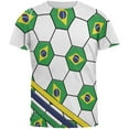 thumbnail image 1 of World Cup Brazil Soccer Ball All Over Mens T Shirt Multi 2XL, 1 of 2