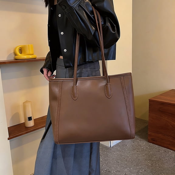 Women Purses and Handbags Tote Shoulder Bag Top Handle Satchel Bags for Ladies,15X11 in （Brown）