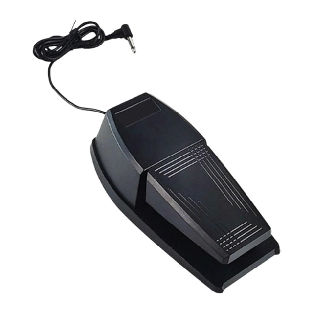 Pedal de sustain, piezas para instrumentos musicales, cable de extensión de 1,6 m, para ejercicios, reparación, antideslizante, estable, profesional.