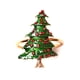 thumbnail image 3 of Navidad Acero inoxidable Anillo de servilleta Navidad Papel Portátil Portátil Partitores Banquete Comedor Decoración Restaurante Ornamento Verde árbol Inevent HA009763-03, 3 of 6