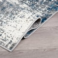 thumbnail image 5 of World Rug Gallery Perugia Modern Abstract Area Rug - Blue 3'3"x5', 5 of 9