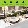 thumbnail image 5 of 6-Pack White Rectangle Tablecloths 90x132 Inch, Polyester Fabric for 8 ft Tables, Wrinkle Resistant & Washable for Weddings & Banquets, 5 of 10