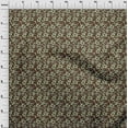 thumbnail image 3 of oneOone Polyester Lycra Fabric Leaves & Floral Artistic Print Fabric BTY 56 Inch Wide, 3 of 4