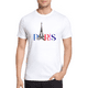 thumbnail image 2 of Playera Blanca Camiseta Unisex Estampado París, 2 of 4