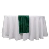 Efavormart 12"x108" Hunter Emerald Green Satin Stripe Table Runner ...