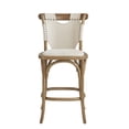 thumbnail image 1 of Nashville Oak & Canvas Bentwood Counter Stool, 1 of 2