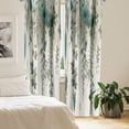 thumbnail image 3 of Ambesonne Sage Green 4-Panel Curtains, Muted Fantasy Forest Art, 56"x95", Eggshell Grey Teal, 3 of 3