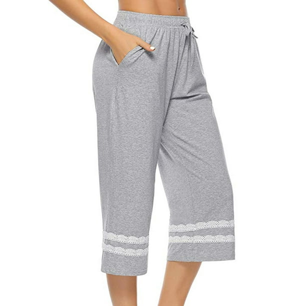 Pettipant Half Slip for Women Bloomers Wide Leg Lace Pajama Pants - Walmart.com