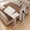 Cream, variant on Overbed Table with Wheels, Upgraded Adjustable Rolling Laptop Desk with Tilting Desktop, Height Adjustable Bedside Table for Bed & Sofa, Cream