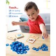 thumbnail image 4 of Juguete educativo Coogam de madera para leer vocales cortas, 4 of 7