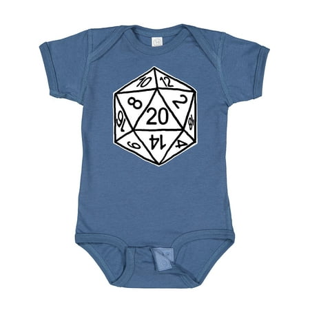 

Inktastic 20 Sided White Dice Gift Baby Boy or Baby Girl Bodysuit