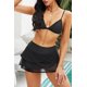thumbnail image 3 of ABPHQTO Culotte de baño a capas negro para mujer, 3 of 5