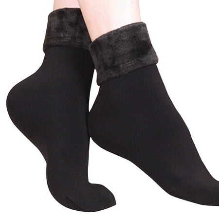 

TiFyTof2ys Wool Cashmere Women Thicken Thermal Soft Casual Solid Winter Socks