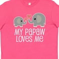 thumbnail image 4 of Inktastic Papaw Grandpa Loves Me Youth T-Shirt, 4 of 5