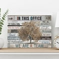 thumbnail image 6 of HFDF Vtage Office Wall Decor This Office Motivational Quotes Poster Brown Maple Tree Canvas Picture spirational Wall Art for Home Workplace Decoration spirg Gifts 10x8inch Unframed, 6 of 6
