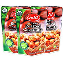 Galil Organic Whole Roasted Chestnuts, 3.5-oz, 3 (Best Way To Roast Chestnuts)