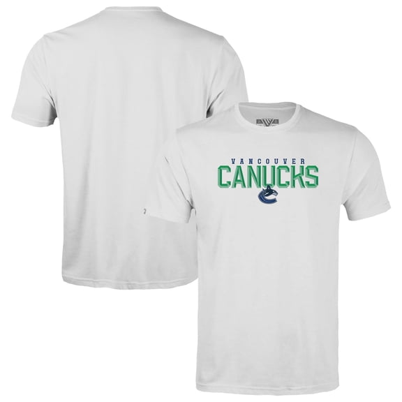 Youth Levelwear White Vancouver Canucks Little Richmond Carve T-Shirt