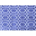 thumbnail image 1 of Ahgly Company Indoor Rectangle Abstract Blue Contemporary Area Rugs, 4' x 6', 1 of 4