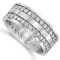 thumbnail image 3 of Pompeii 10K White Gold 1 1/2ct Diamond Eternity Ring Wedding Band (G/H,I1), 3 of 3