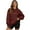 American Tribal Horse Red, variant on SCRAWLGOD American Tribal Blue Black Crewneck Fall Sweatshirts for Women Trendy Women's Long Sleeve Pullover Tops with Pockets Stylish for Daily Wear, Spots, Office, S