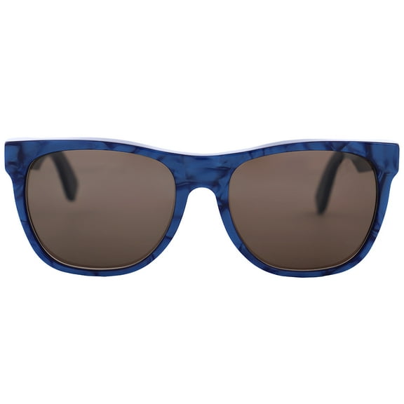 Super Retrosuperfuture Classic Malocchio Supremo Blue/Black Sunglasses, Color: Blue/Black