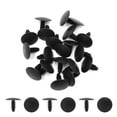 thumbnail image 2 of Unique Bargains 20Pcs 7.5mm x 7mm Hole Car Plastic Rivet Trim Fastener Bumper Clip Black, 2 of 2