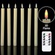 thumbnail image 1 of 6pcs Christmas Valentine's Day wedding wave mouth remote control long pole electronic candle light, 1 of 5