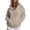 C201 Beige, variant on CONZONE Womens Oversized Hoodies Long Sleeve Zip Up Leopard Hooded Sweatshirts for Women Drawstring Fall Winter Pullover Tops with Pocket
