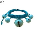 thumbnail image 2 of Flmtop Collier Mignon Mode Ajustable en Nylon pour Chien Chiot Grandes Cloches Collier Fournitures pour Animaux Bleu Ciel, 2 of 9