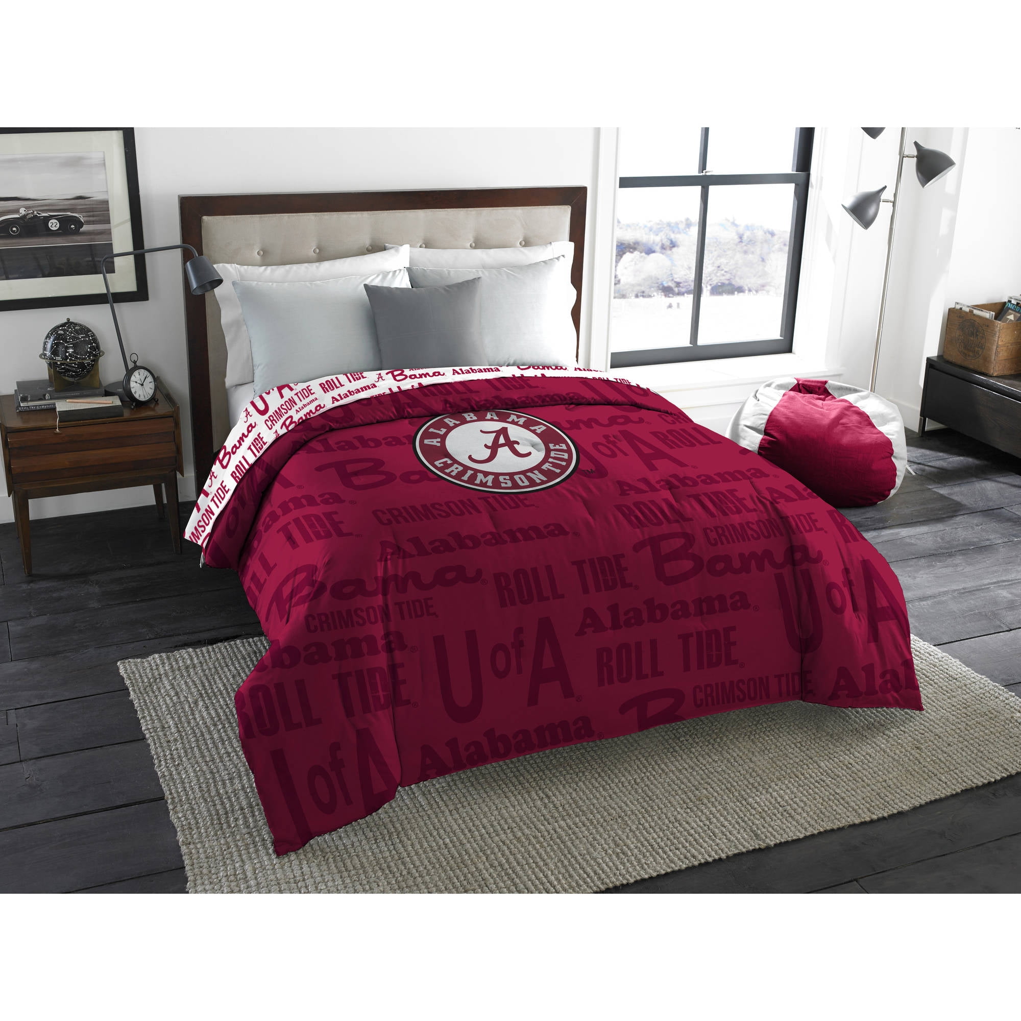 Ncaa Alabama Crimson Tide Anthem Twin Full Bedding Comforter