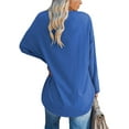 thumbnail image 2 of Sherrylily Women Long Sleeve Oversized T Shirts Loose Casual Tunic Tops S-2XL, 2 of 3
