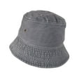 thumbnail image 2 of Fisherman Hat Vintage Foldable Denim Simple Style Bucket Hat for Men, 2 of 8