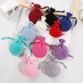 thumbnail image 4 of Bolsa de embalaje de joyería con cinturón de terciopelo de doble cara, bolsa de almacenamiento de regalo con cordón, bolsa de calabaza para joyería, 4 of 6