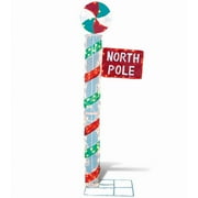 North Pole Street Sign