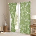 thumbnail image 3 of Manfei Ancient Dino Black Out Curtains,Wild Dinosaur Curtains Pack of 2 (42x63 Each),Green White Bedroom Curtains For Boys Teens,Super Cozy Room Decor, 3 of 6