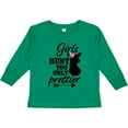 thumbnail image 3 of Inktastic Hunting Girls Hunt Too Only Prettier with Doe and Arrow Girls Long Sleeve Toddler T-Shirt, 3 of 5