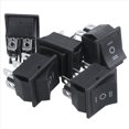 thumbnail image 2 of 20 Pzs 6 DPDT Negro Interruptor Basculante de On/Off/On de Boton AC 250V/15A 125V/20A, 2 of 5