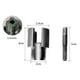 thumbnail image 1 of Cortador de roscas internas para tuberías de PVC, abridor de roscas para tuberías de agua de PVC, diseño de doble extremo para taladros eléctricos y herramientas manuales, accesorios sanitarios., 1 of 3
