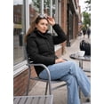 thumbnail image 2 of Wantdo Women's Recycled Winter Coats Hooded Puffer Jacket Insulated Warm Winter Jacket Black M, 2 of 10