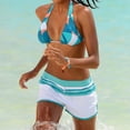 thumbnail image 2 of Tankini con relleno para mujer, conjunto deportivo con pantalones cortos, Bikini, traje de baño, bañador OAVQHLG3B Store lin121212, 2 of 4