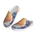thumbnail image 2 of Kdxio Sunshine Colorful Cloud Rabbit Women's Men's Slippers Plush Slip-On House Slipper for Winter Indoor Soft Cushion Non-slip Fluffy Slides Slippers-11, 2 of 7