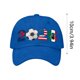 thumbnail image 3 of CaiYueKe 2026 Soccer Football Cap Adjustable Washed Cotton Low Profile Unstructured Baseball Hat for Men Women Supporters Fans Outdoor Sun Protection Casual Wear Game Day Tailgate Party, 3 of 6