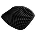thumbnail image 3 of Cojín de gel para silla de coche | Almohadilla de asiento de alivio de presión transpirable para oficina, hogar, silla de ruedas, viaje | Soporte ergonómico del coxis | Antideslizante, Funda, 3 of 9