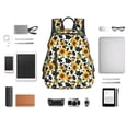 thumbnail image 4 of Xecao Cute Cow Print Sunflower D print Backpack For women men Aesthetic Lightweight Travel Daypack Simple Cute Backpack For Bookbag, 4 of 5