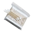 thumbnail image 4 of FELTECHELECTR 400 bastoncillos de algodón de doble punta, redondos y puntiagudos, multiusos para limpieza de maquillaje y belleza., 4 of 6