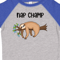 thumbnail image 4 of Inktastic Nap Champ Cute Sleeping Sloth Boys or Girls Toddler T-Shirt, 4 of 5